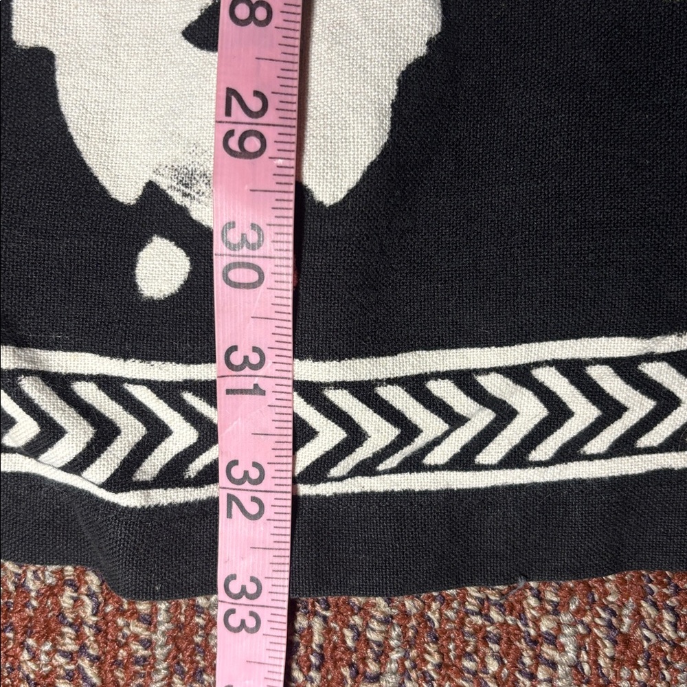 Women’s Black/white African print 100% cotton lion vintage blazer two button - Picture 15 of 16